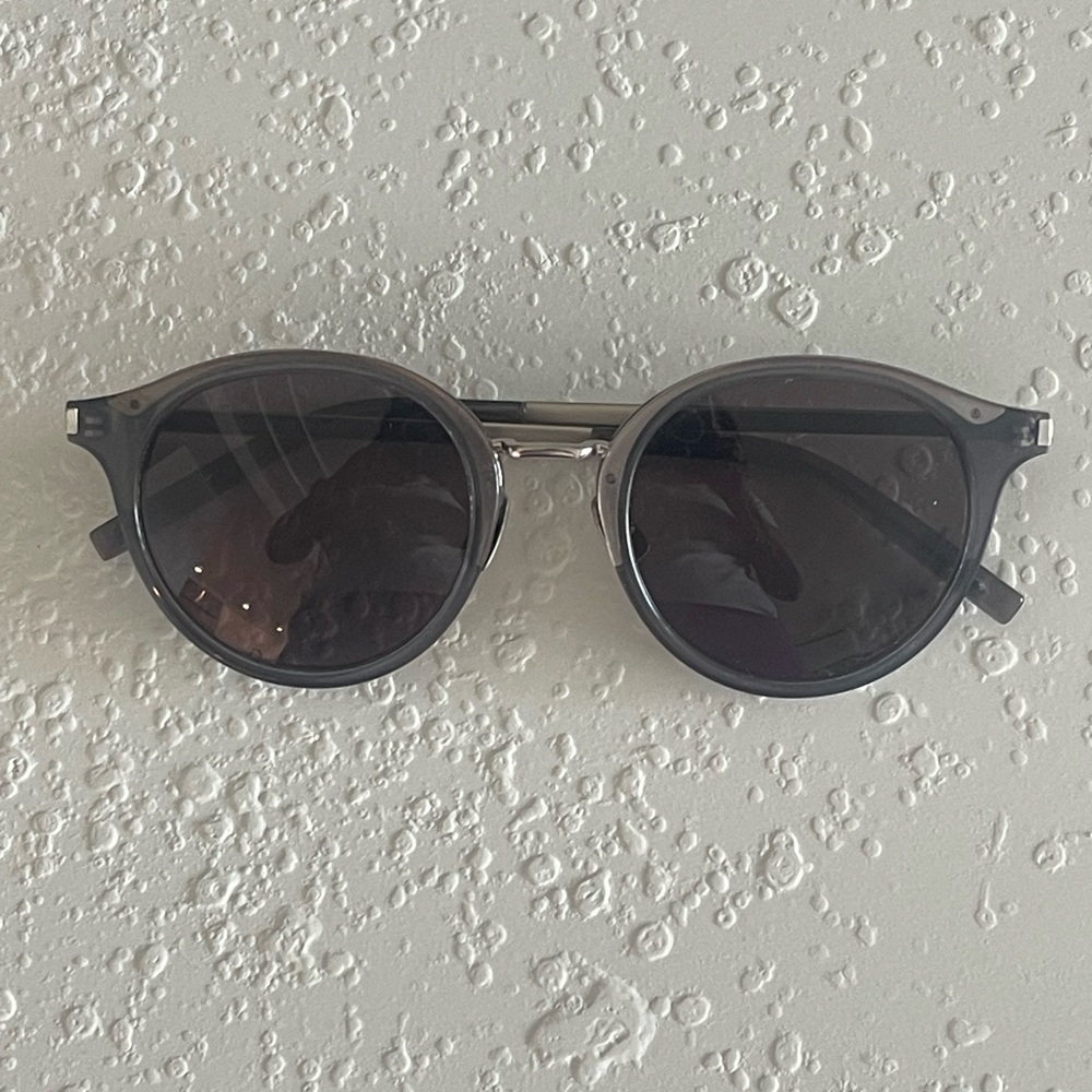 Saint Laurent gray sunglasses